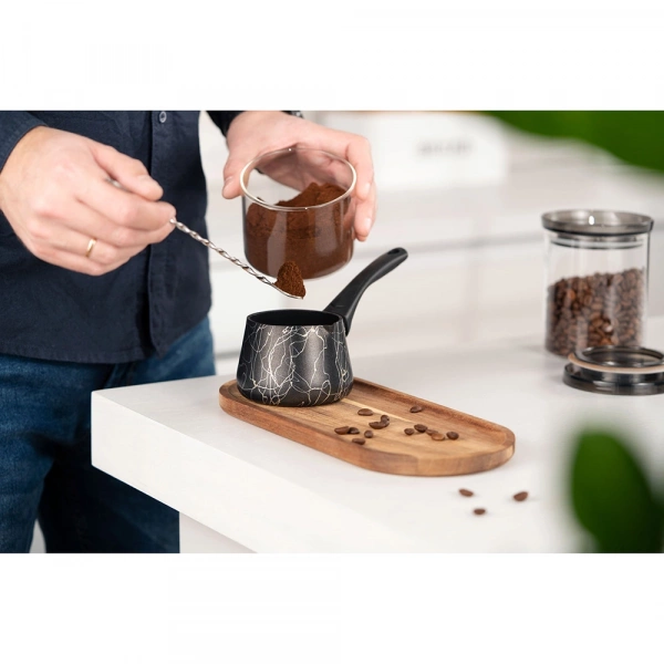 Турка Ardesto Black Mars, 0.35л, алюміній, бакеліт, чорний (AR0835SG) фото 5