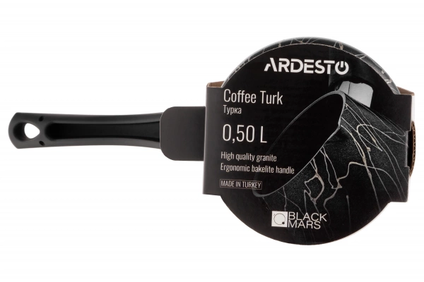 Турка Ardesto Black Mars чорний 0.5 л (AR0850SG) фото 22