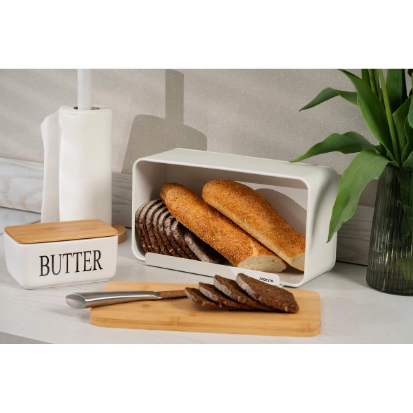 Хлібниця Ardesto Midori 33х13х18см білий (AR0914WB) фото 2 Хлібниця Ardesto Midori 33х13х18см білий (AR0914WB) фото 2