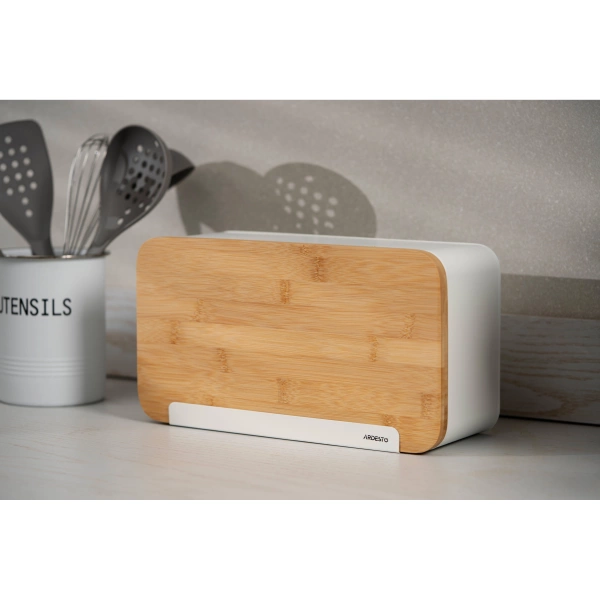 Хлібниця Ardesto Midori 33х13х18см білий (AR0914WB) фото 12 Хлібниця Ardesto Midori 33х13х18см білий (AR0914WB) фото 12