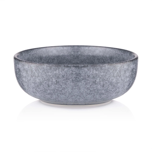 Салатник Ardesto Loreto, 650мл, 15.5см, порцеляна, сірий  (AR1015LG) фото 2