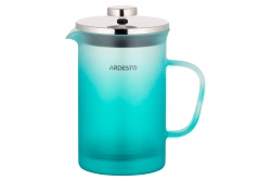Френч-пресс Ardesto Fresh 800 мл, голубой тифани матовый (AR1108BFM)