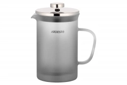 Френч-пресс Ardesto Fresh 800 мл серый матовый (AR1108PFM)