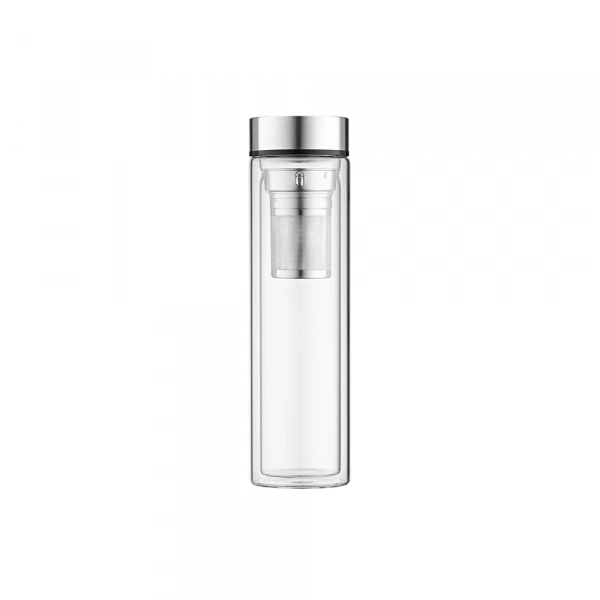 Термос з подвійними стінками Ardesto, 450мл, боросилікатне скло, нержавіюча сталь (AR1345SS) фото 3