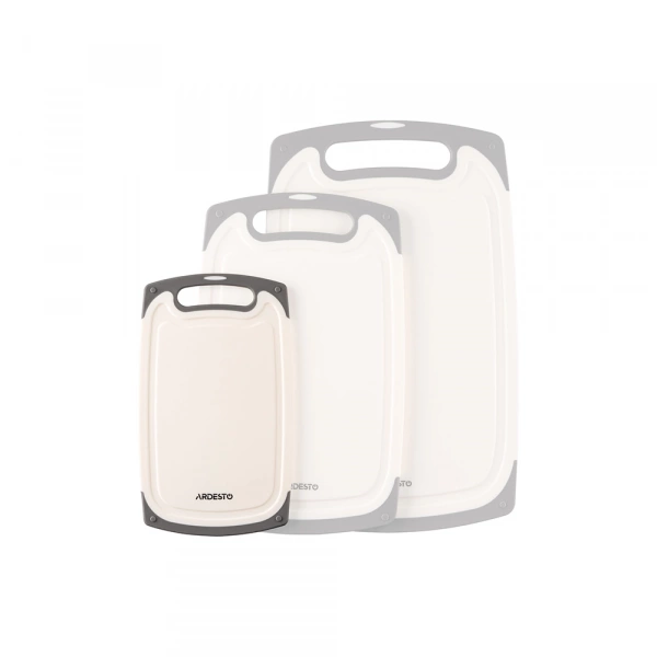 Дошка кухонна Ardesto Gemini, 25х15х0.8см, пластик, білий (AR1425BG) фото 4