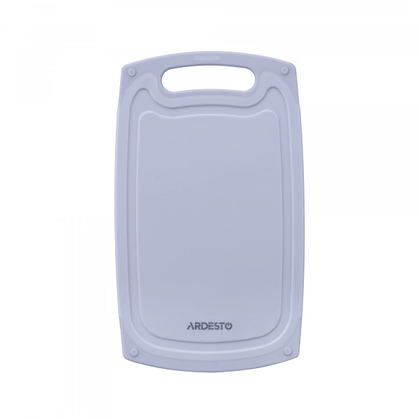 Дошка кухонна пластикова Ardesto Gemini 40×24.5×0.9 см, сірий (AR1440GR) фото 2