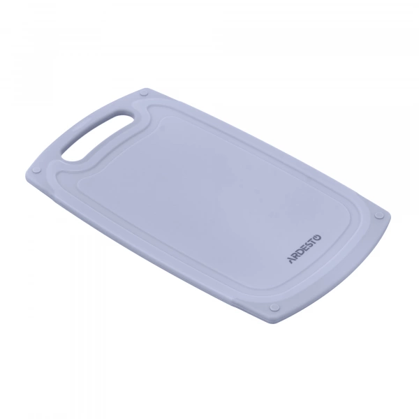Дошка кухонна пластикова Ardesto Gemini 40×24.5×0.9 см, сірий (AR1440GR) фото 4