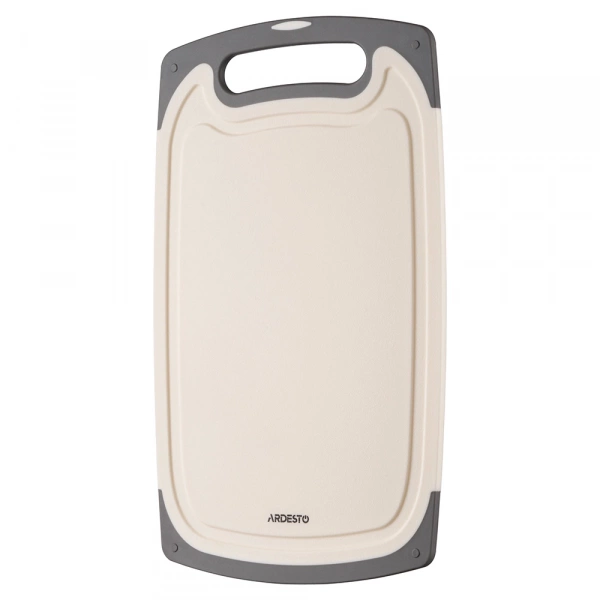 Доска кухонная Ardesto Gemini, 40х24.5х0.9см, пластик, белый (AR1441BG) фото 3