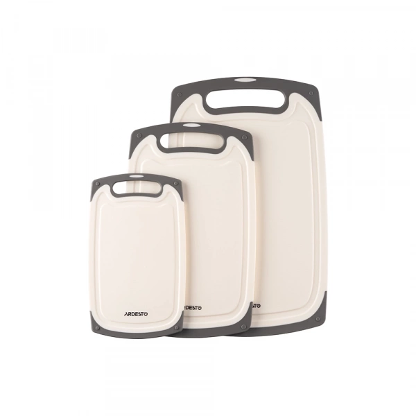 Доска кухонная Ardesto Gemini, 40х24.5х0.9см, пластик, белый (AR1441BG) фото 5