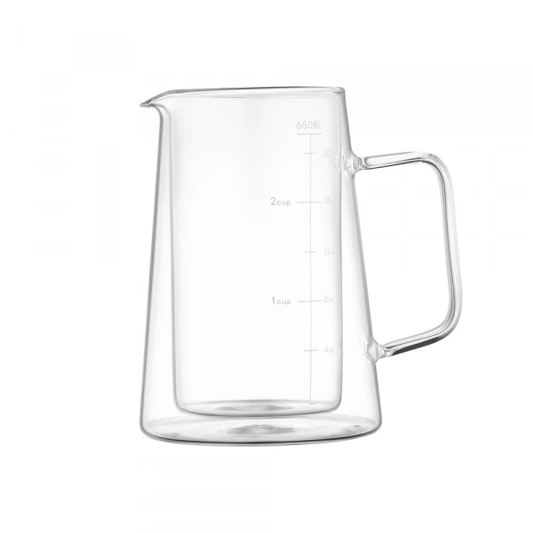 Френч-прес Ardesto Black Mars з подвійними стінками, 600мл, боросилікатне скло, нержавіюча сталь, прозорий (AR1906DW) фото 12