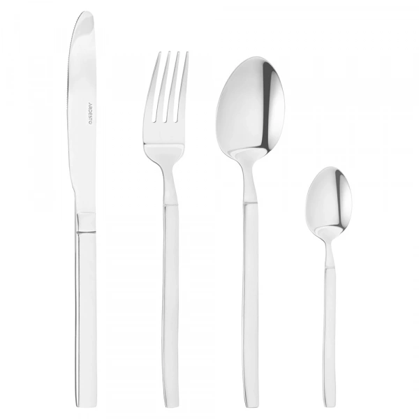 Набір столових приладів Ardesto Gemini Lucca, 24 прилади, нержавіюча сталь (AR1924LCS) фото 2