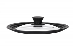 Кришка універсальна Ardesto Black Mars Smart 20/22/24 см (AR2024UL)