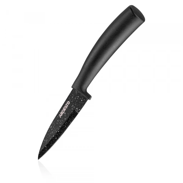 Набір ножів Ardesto Black Mars, 3 предмети, нержавіюча сталь, пластик, чорний (AR2103BB) фото 2