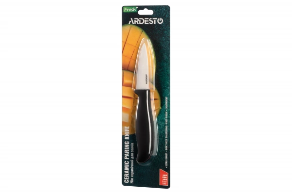 Нож керамический для овощей Ardesto Fresh 7,5 см чёрный (AR2118CB) фото 6