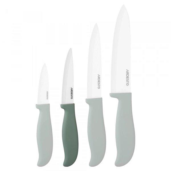 Ніж керамічний універсальний Ardesto Fresh, 9.7см, кераміка, пластик, зелений (AR2120CZ) фото 3