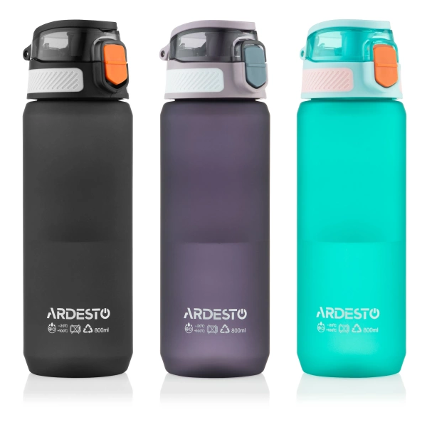 Пляшка для води Ardesto Matte 800 мл, блакитний (AR2281MB) фото 23