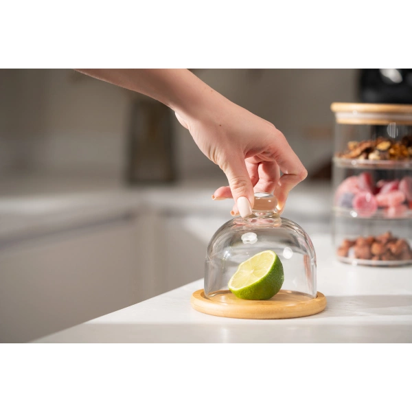 Блюдо для сыра Ardesto с крышкой 12см (AR2612BD) фото 6