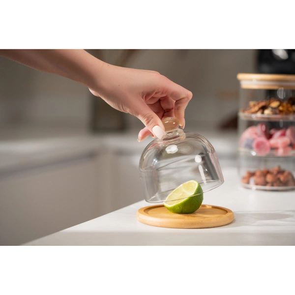 Блюдо для сыра Ardesto с крышкой 12см (AR2612BD) фото 7