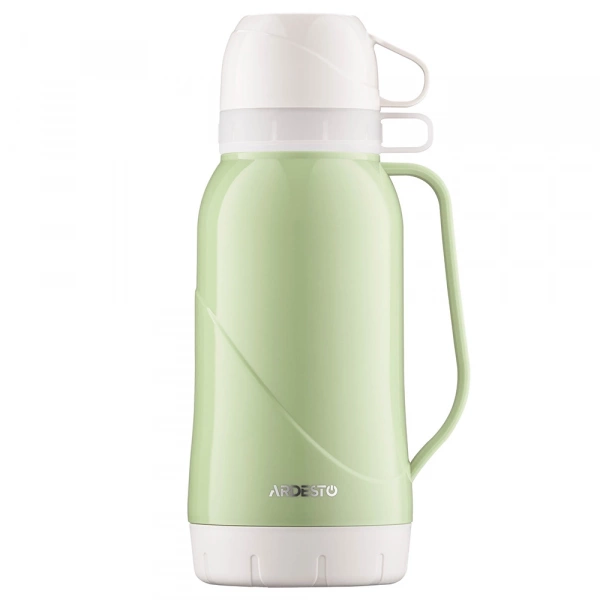 Термос Ardesto Gemini Gourmet, 1800мл, пластик, боросилікатне скло, зелений (AR2618GRG) фото 3