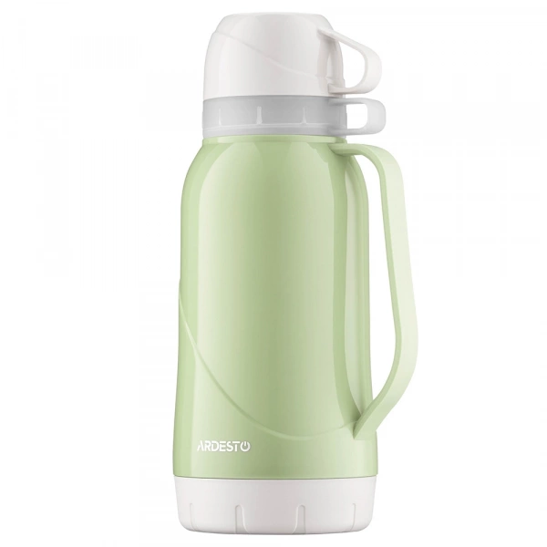 Термос Ardesto Gemini Gourmet, 1800мл, пластик, боросилікатне скло, зелений (AR2618GRG) фото 5