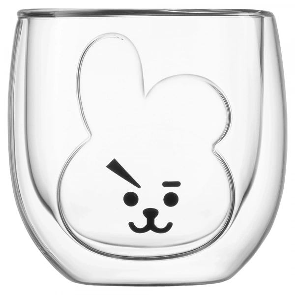 Набір чашок з подвійними стінками Ardesto Animals, 300мл, 2шт, боросилікатне скло, прозорий (AR2630ARB) фото 3