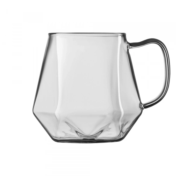 Набор чашек Ardesto Graphite, 300мл, 2шт, боросиликатное стекло, серый (AR2630GR) фото 3