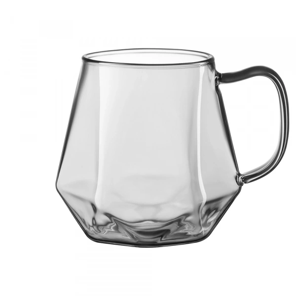 Набор чашек Ardesto Graphite, 300мл, 2шт, боросиликатное стекло, серый (AR2630GR) фото 4