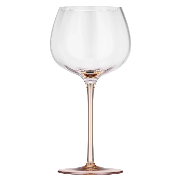 Набір келихів для вина Ardesto Black Mars Amber 420мл, 2шт, скло, прозоро-золотистий (AR2642G) фото 2