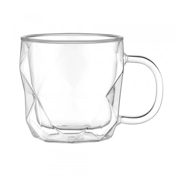 Набір чашок з ручками і подвійними стінками Ardesto, 450мл, 2шт, боросилікатне скло, прозорий (AR2645BCH) фото 3 Набір чашок з ручками і подвійними стінками Ardesto, 450мл, 2шт, боросилікатне скло, прозорий (AR2645BCH) фото 3