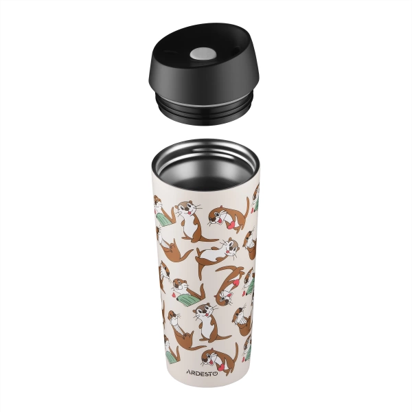 Термокружка Ardesto Coffee Time Otter 450 мл (AR2645OT) фото 4