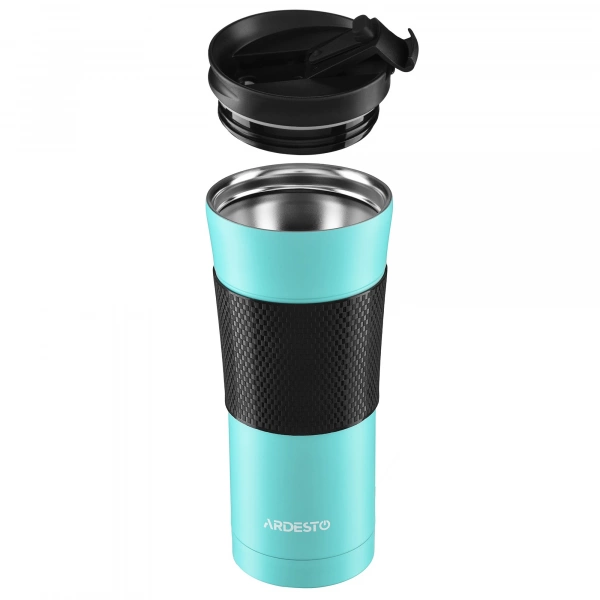 Термокухоль Ardesto To Go блакитний 450мл (AR2645SMT) фото 6