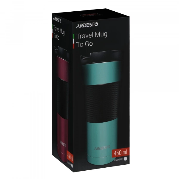 Термокухоль Ardesto To Go блакитний 450мл (AR2645SMT) фото 7