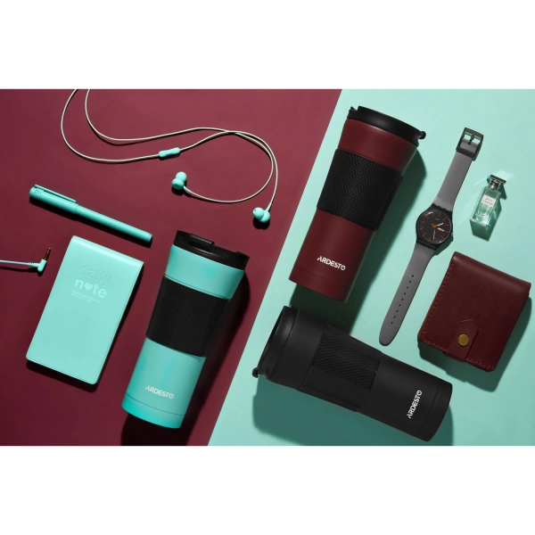 Термокухоль Ardesto To Go блакитний 450мл (AR2645SMT) фото 8