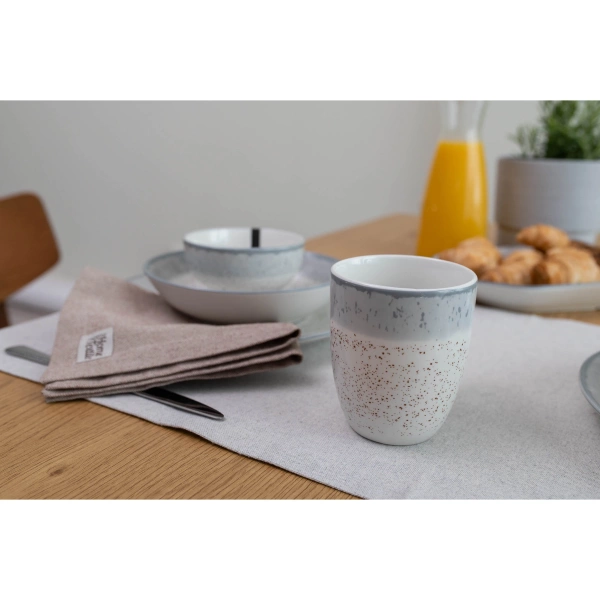 Салатник Ardesto Siena, 11.5см, порцеляна, біло-сірий (AR2914SW) фото 13