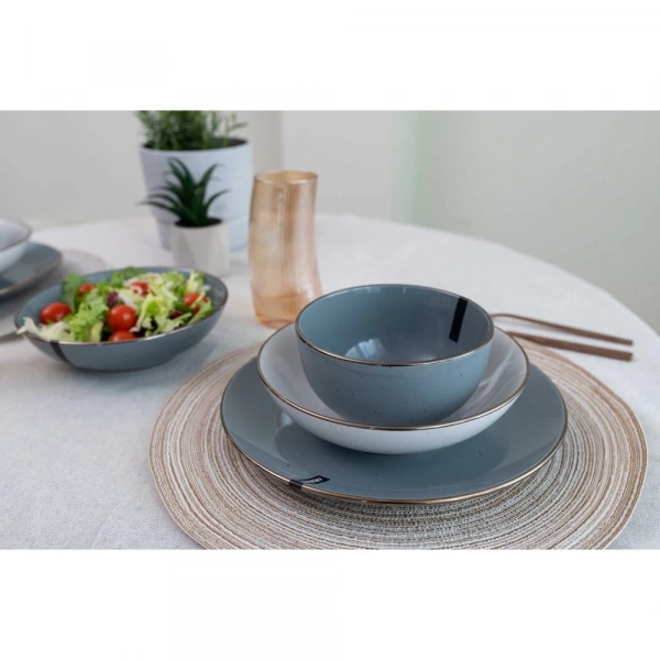 Тарілка обідня Ardesto Bagheria 26см Grey (AR2926GREY) фото 2