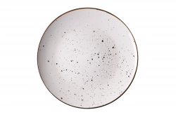 Тарілка обідня Ardesto Bagheria 26 см bright white (AR2926WGC)
