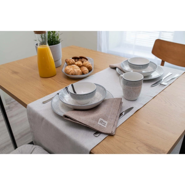 Чашка Ardesto Siena, 360мл, порцеляна, біло-сірий (AR2936SW) фото 9