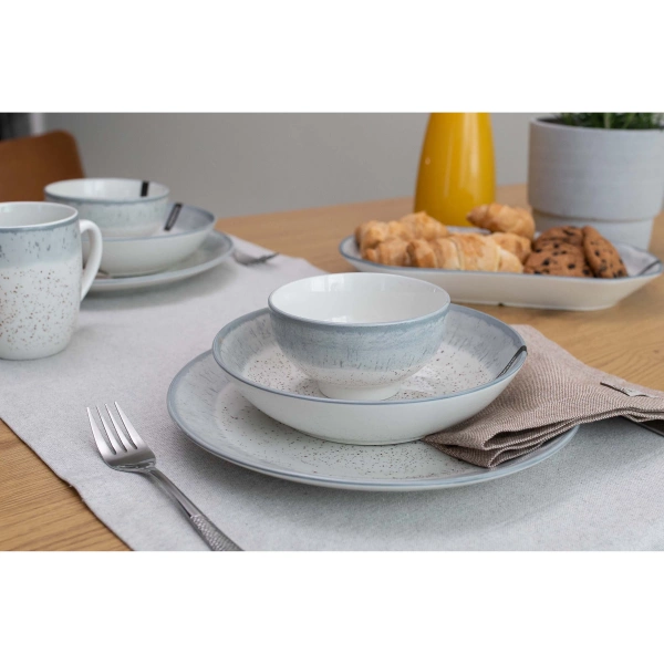 Чашка Ardesto Siena, 360мл, порцеляна, біло-сірий (AR2936SW) фото 11