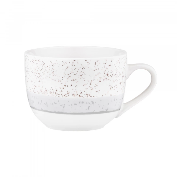 Чашка Ardesto Siena, 500мл, порцеляна, біло-сірий (AR2950SW) фото 2