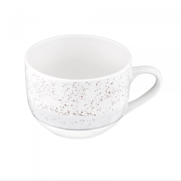 Чашка Ardesto Siena, 500мл, порцеляна, біло-сірий (AR2950SW) фото 4