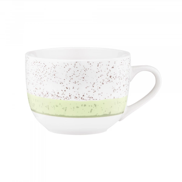 Чашка Ardesto Siena, 500мл, порцеляна, біло-зелений (AR2950SWG) фото 2