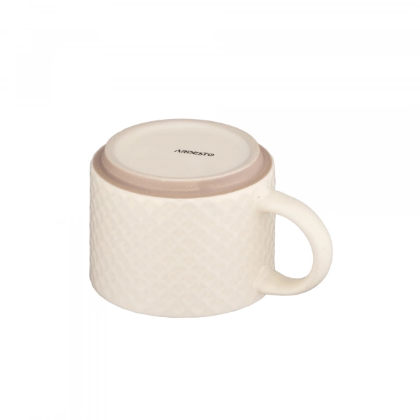Чашка Ardesto Anzio, 300мл, кераміка, кремовий (AR3042C) фото 5