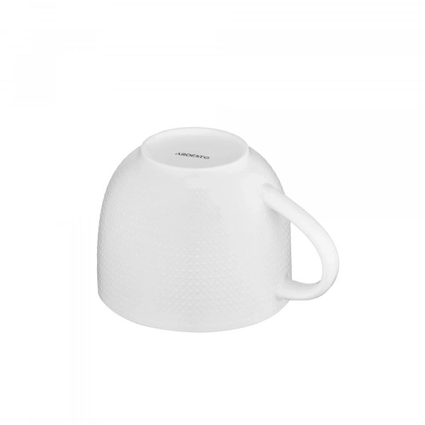 Чашка Ardesto Fresh, 550мл, порцеляна, сірий світлий (AR3044LGY) фото 5 Чашка Ardesto Fresh, 550мл, порцеляна, сірий світлий (AR3044LGY) фото 5