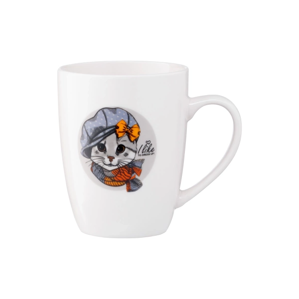 Чашка Ardesto Lovely cat, 320 мл, порцеляна (AR3464) фото 3