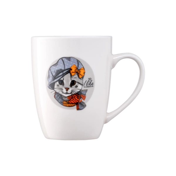 Чашка Ardesto Lovely cat, 320 мл, порцеляна (AR3464) фото 4