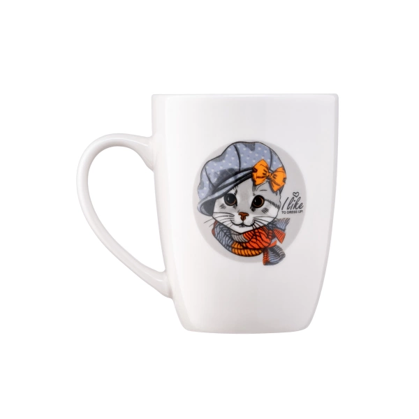 Чашка Ardesto Lovely cat, 320 мл, порцеляна (AR3464) фото 5