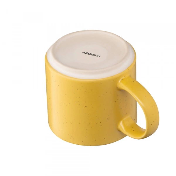Чашка Ardesto Alcor, 420мл, кераміка, жовтий (AR3475Y) фото 6