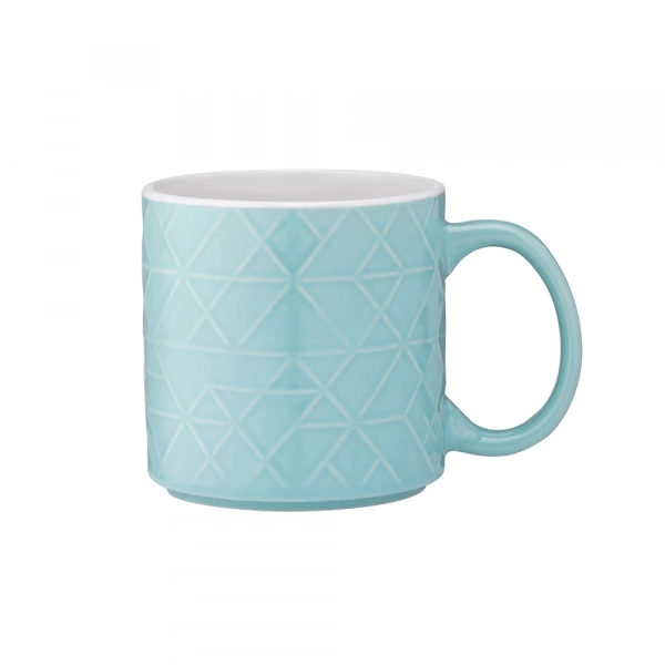 Чашка Ardesto Francesca, 360мл, кераміка, блакитний (AR3482BL) фото 3