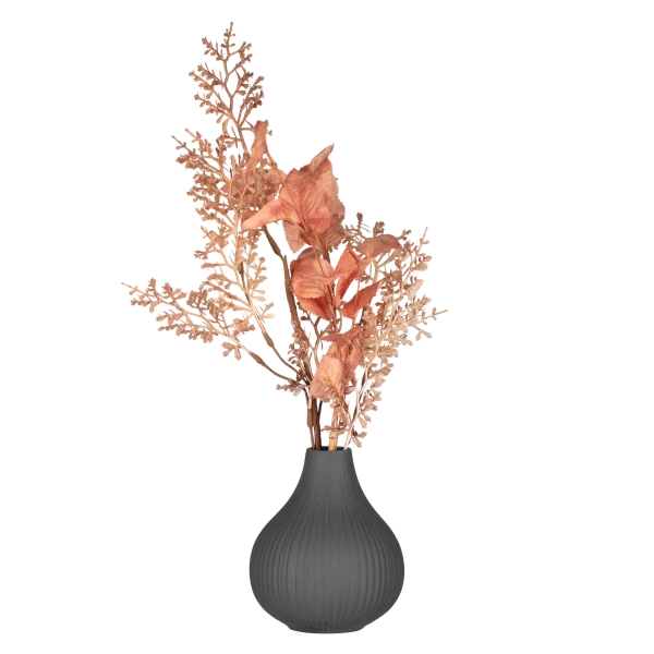 Ваза Ardesto Lucca 11.5х13.5см сіра (AR38001B) фото 2