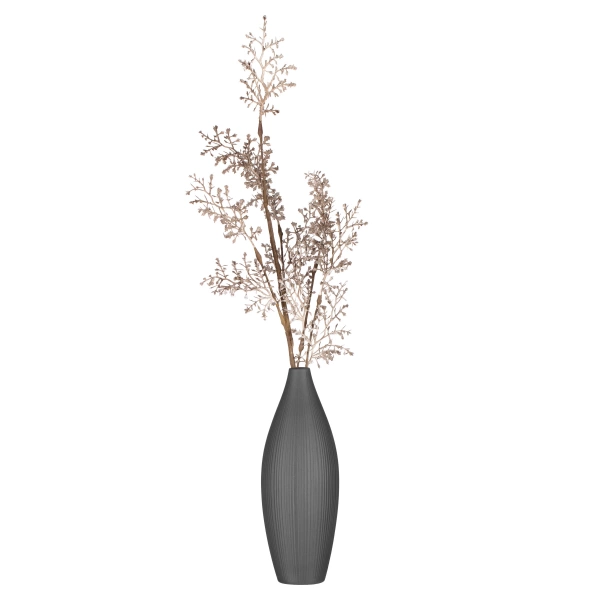 Ваза Ardesto Siena 7х23см сіра (AR3806B) фото 2